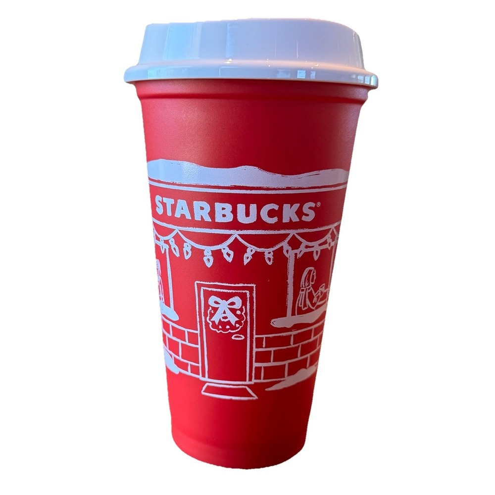 NEW Starbucks Christmas 2025 Red Cup Day 16oz Xmas Holiday Reusable Coffee Early